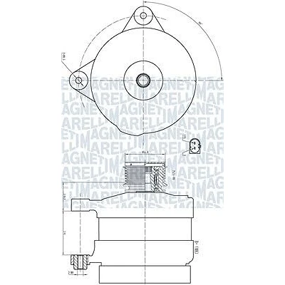 Afbeelding van Magneti Marelli Alternator/Dynamo 063732188010