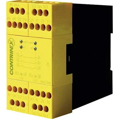 Afbeelding van Veiligheidsrelais YRB 0330 242 Contrinex Voedingsspanning (num): 24 V/DC 3x NO 1 stuk(s)