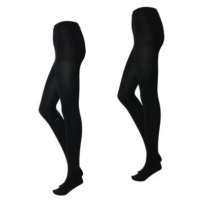 Afbeelding van Heatkeeper Dames Thermo Panty 2 pack Zwart S/M