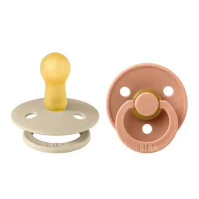 Afbeelding van Bibs Fopspeen Vanilla/Peach 2 stuks Stage