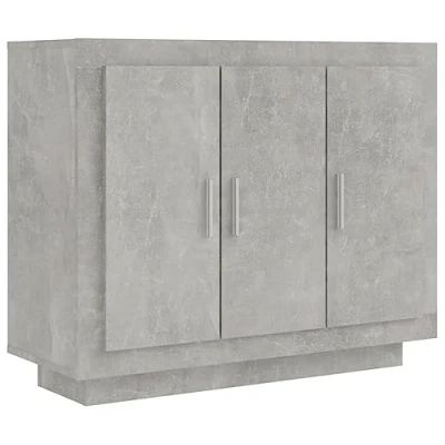 Afbeelding van vidaXL Dressoir, betongrijs, 92 x 35 75 cm, bewerkt hout