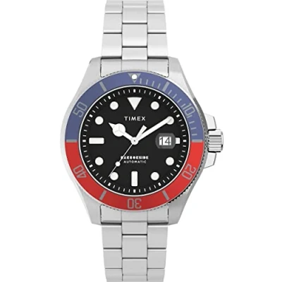 Afbeelding van Timex Expedition North Herenhorloge, 36 mm, milieuvriendelijke bruine armband met snelsluiting, zwarte wijzerplaat, roestvrijstalen kast TW2V64200, Bruin, Field Solar mm