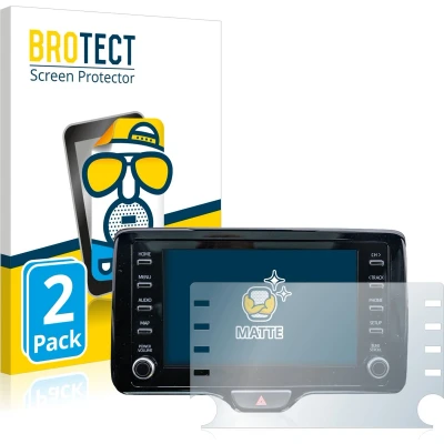 Afbeelding van BROTECT Screenprotector voor Toyota Yaris Cross 8&quot; Folie Beschermfolie matte (2 Stuks)