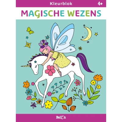 Afbeelding van Kleurblokken 1 Magische wezens 4+