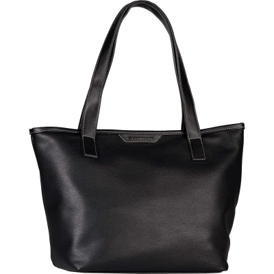 Afbeelding van TOM TAILOR Schoudertas Leora Zip Shopper Black Zwart