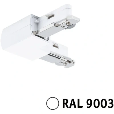 Afbeelding van Paulmann 95646 230V railsysteemcomponenten L verbinder Wit
