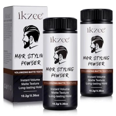 Afbeelding van Hair Styling Powder, Texturizing volumepoeder voor haar, langdurige houdbaarheid, mat haarpoeder mannen, 2 stuks