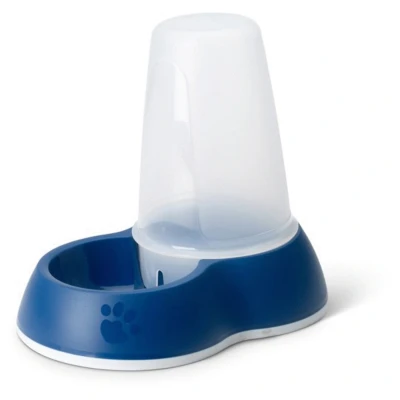 Afbeelding van Savic Water Silo Transparant&amp;Petrol Hondenvoerbak 26x17.5x23 cm