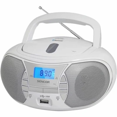 Afbeelding van CD radiospeler SENCOR SPT 2700 WH 3 W / Bluetooth MP3 Wit