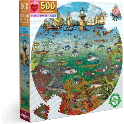 Afbeelding van eeBoo Vis en Boot (500)