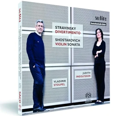 Afbeelding van Judith Ingolfsson &amp; Vladimir Stoupel Stravinsky : Shostakovich: Works For Violin And Pi (Super Audio CD)