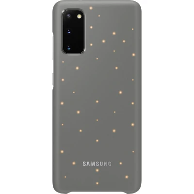 Afbeelding van Galaxy S20 (5G) Led Cover EF KG980 Grijs Samsung Smartphone Hoesjes Geen Verzendkosten &amp; Morgen In Huis