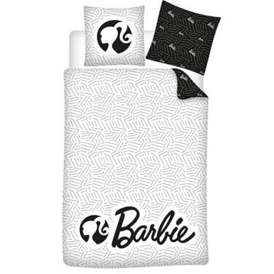 Afbeelding van Barbie Dekbedovertrek 140x200cm Polyester Kussensloop 63 x cm