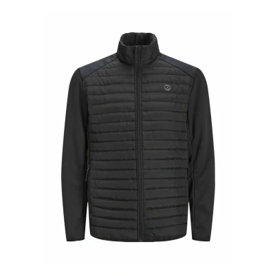 Afbeelding van JACK &amp; Jones Hybridjacke PLUS SIZE Winterjas, Heren, Maat: 4XL, Black