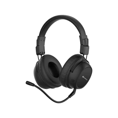 Afbeelding van Sandberg 126 36 hoofdtelefoon/headset Draadloos Hoofdband Gamen USB Type C Bluetooth Zwart