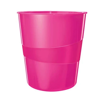 Afbeelding van Papierbak Leitz WOW 15liter roze