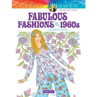 Afbeelding van Creative Haven Fabulous Fashions of the 1960s Coloring Book