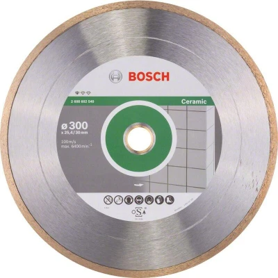 Image de BOSCH 2608602540 Disque de coupe diamanté Standard pour céramique 300 x 30/25,40 2 7 mm