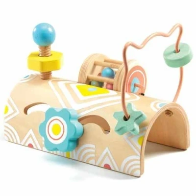 Afbeelding van Djeco activiteitenspel met kralenframe baby tabli