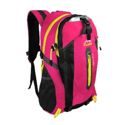Afbeelding van OcioDual Wandelrugzak, 30 l, roze, licht, waterdicht, rugzak, reizen, survival, opvouwbaar, damesrugzak, camping, heren, trekking, bergen, Nordic Walking, sport, Roze