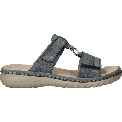 Afbeelding van Rieker Slippers Dames Blauw Maat:38