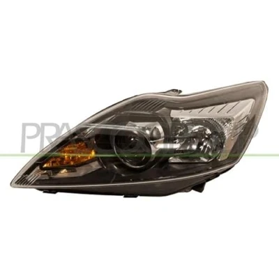 Afbeelding van PRASCO FD4264948 Koplampen Links H7/H1 zwart Met bochtcorrectielicht regelmotor voor LWR FORD: Focus 2, 2 Kombi