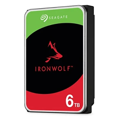 Image de Seagate IronWolf ST6000VN006 Disque dur 6 To interne 3.5&quot; SATA 6Gb/s mémoire tampon : 256 Mo avec 3 ans de Rescue Data Recovery