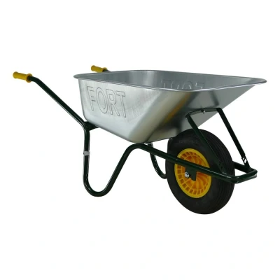 Afbeelding van Kruiwagen fort boxer 90 met verzinkte bak