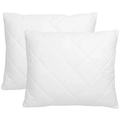 Afbeelding van ZOLLNER Set van 2 sierkussens, microvezel, 50 x 60 cm, 400 g, wit