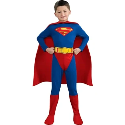 Afbeelding van &quot;Superman™ kostuum voor jongens Verkleedkleding 116/122&quot;