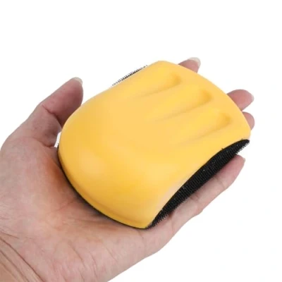 Afbeelding van Handmatig schuurblok met klittenband polijstblok 5 inch/6 inch optioneel (125 mm)