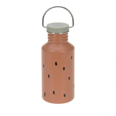 Image de LÄSSIG Gourde En acier inoxydable pour enfant avec tasse de sport 500 ml Anti fuite Motif Happy Prints Caramel