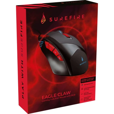 Afbeelding van Eagle Claw gamingmuis met 9 knoppen RGB