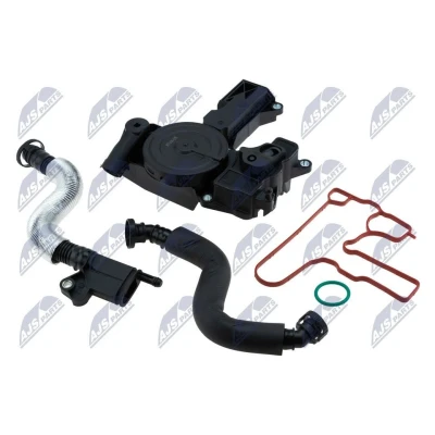 Afbeelding van NTY SEP VW 015 Olieafscheider, ontluchting krukasbehuizing Met slang VOLKSWAGEN: Golf 6, Jetta 4, 5, AUDI: A4 B8 Avant, TT Roadster