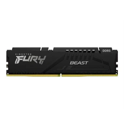 Image de Kingston FURY Beast DDR5 kit 128 Go: 4 x 32 Go DIMM 288 broches 2800 MHz / PC5 44800 CL40 1.25 V mémoire sans tampon on die ECC noir