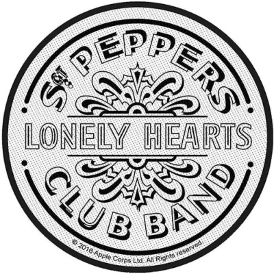 Afbeelding van The Beatles Patch Sgt. Pepper Drum Wit