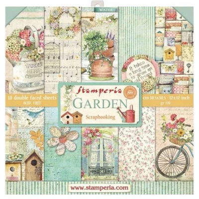 Afbeelding van Stamperia Garden 12x12 Inch Paper Pack (SBBL43)