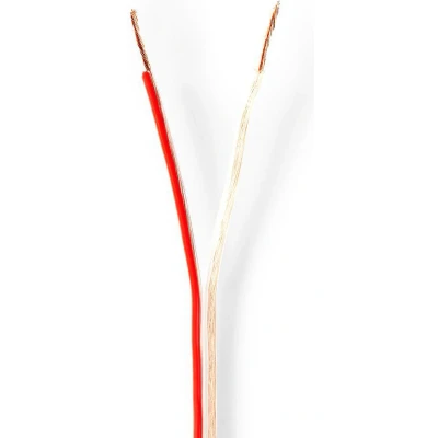 Afbeelding van Luidsprekerkabel op rol 100 meter (0.75 mm², 100% koper, Transparant)