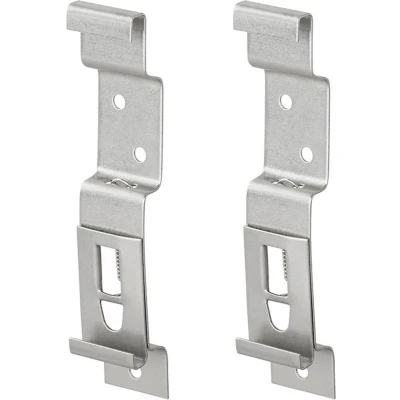 Afbeelding van Pro Plus Kentekenplaatklem met Veer: Snel &amp; Eenvoudig Kentekenplaten Wisselen RVS, Set van 2 124 x 24 mm