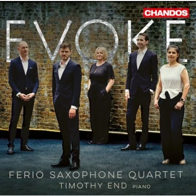Afbeelding van Ferio Saxophone Quartet, Timothy End Evoke (CD)