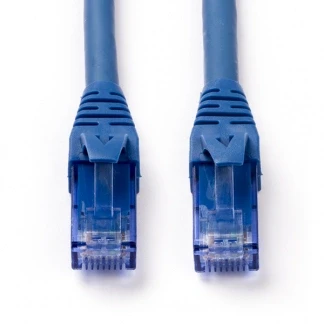 Afbeelding van Netwerkkabel Cat6a U/UTP 1.5 meter (100% koper, LSZH, Blauw)