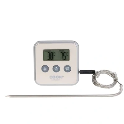 Image de Minuteur Et Thermometre De Cuisson A Sonde