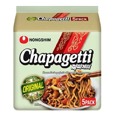 Afbeelding van NongShim Chapagetti instant noedels, 140 g, 5 stuks