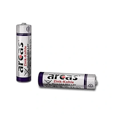 Afbeelding van Arcas 107 00403 Wegwerpbatterij AAA Zink koolstof 1,5 V 4 stuk(s) Cd (cadmiu) (4 Pcs., AAA), Batterijen