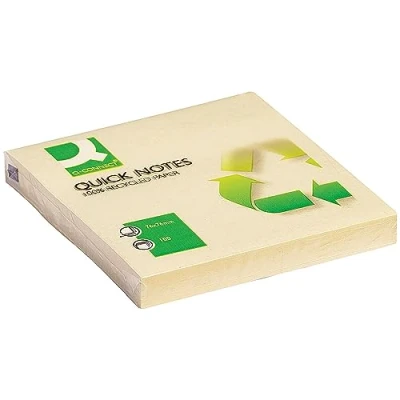 Afbeelding van Q Connect, Plakbriefje, Snelle opmerkingen (7,6 x 7,6 cm)