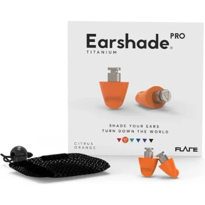 Afbeelding van Flare Audio Earplugs Earshade Pro titanium Citrus Orange