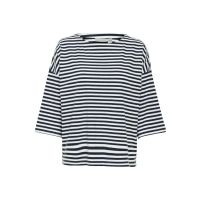 Afbeelding van Fransa Frsiva Longsleeve, Dames, Maat: Large, Navy blazer mix