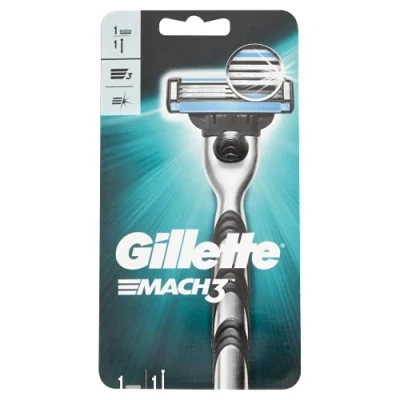 Afbeelding van Gillette Scheermes Mach3 scheersysteem Houder + 1 mes