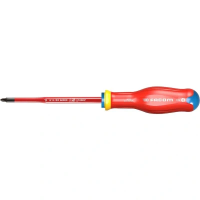 Afbeelding van FACOM ATD2X125TVE ProTwist schroevendraaier geisoleerd tot 1000V voor Pozidriv schroeven PZ2 x 125 mm