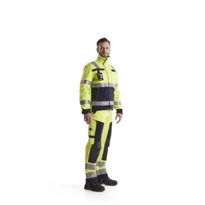 Afbeelding van Blaklader Multinorm werkbroek 1578 1514 High Vis Geel/Marineblauw C52
